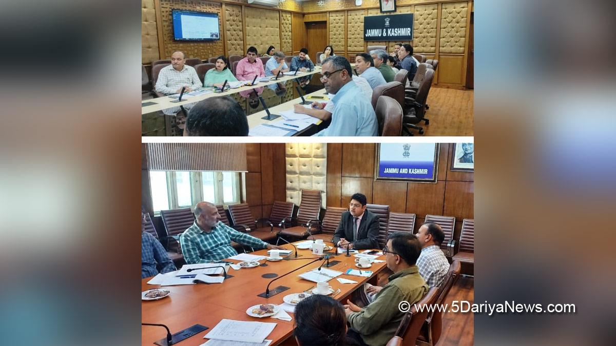 Raghav Langer, Dr Raghav Langer, Secretary, Planning Development and Monitoring Department, Srinagar, Jammu And Kashmir, Jammu & Kashmir, OOMF