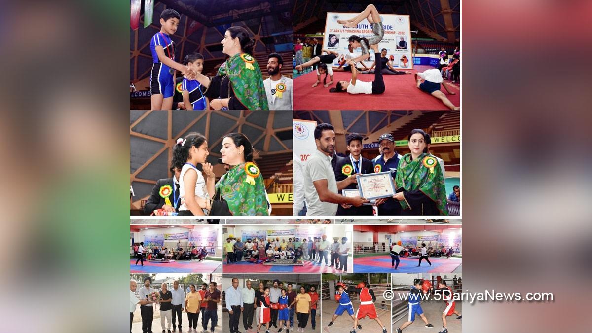 3rd UT Level Yogasana Sports Championship, J&K Sports Council, Srinagar, Jammu And Kashmir, Jammu & Kashmir, My Youth My Pride