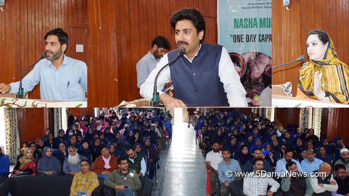 Budgam, Deputy Commissioner Budgam, DC Budgam, S F Hamid, Kashmir, Jammu And Kashmir, Jammu & Kashmir, District Administration Budgam, Nasha Mukht Bharat Abhiyan
