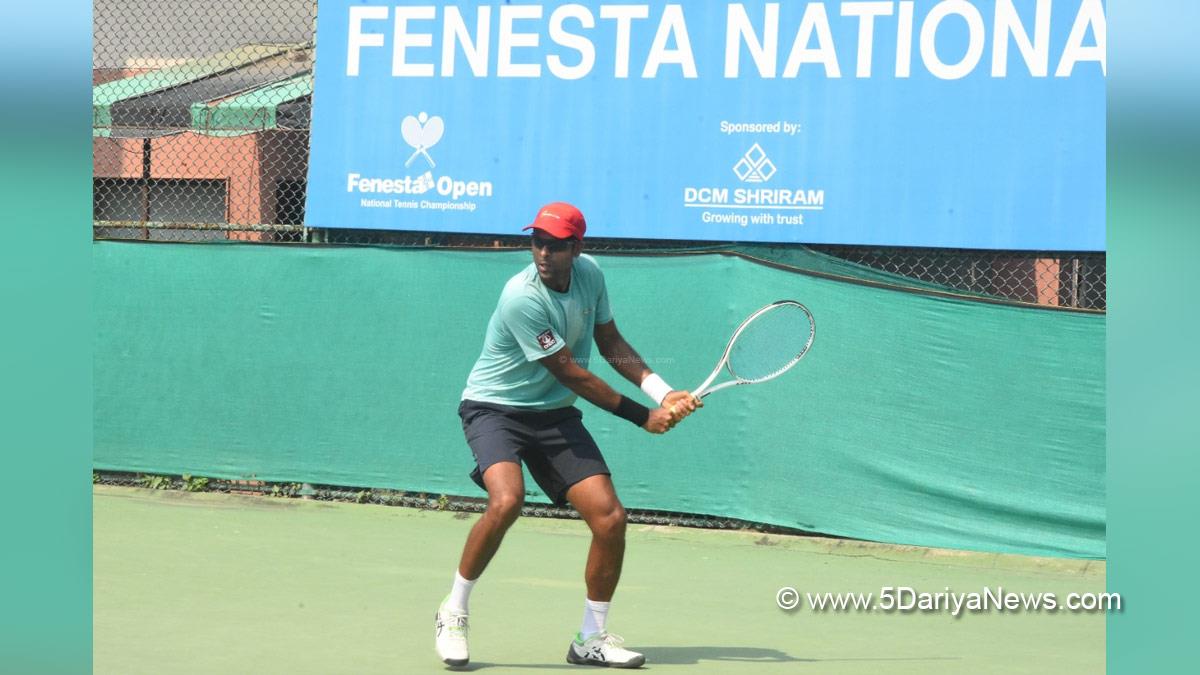 Sports News, Tennis, Tennis Player, National Tennis Championship, Vishnu Vardhan, Prajwal Dev, Fenesta Open National Tennis Championship