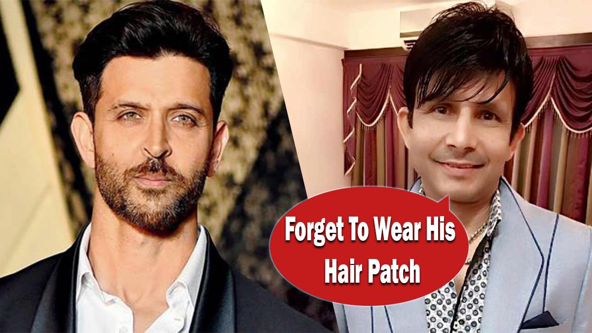 KRK Comments On Hrithik Roshan's Hairstyle. Says, 'Forget To Wear His Hair  Patch'