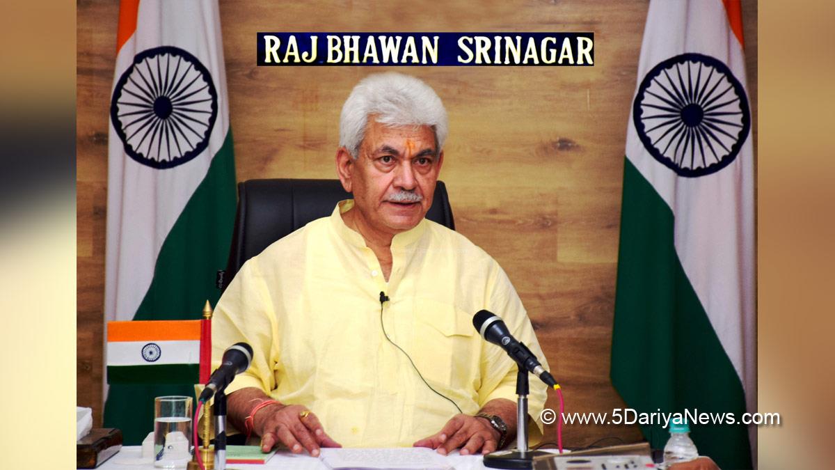 Manoj Sinha, Lieutenant Governor J&K, Raj Bhavan, Jammu, Srinagar, Kashmir, Jammu And Kashmir, Jammu & Kashmir, Awaam Ki Awaaz