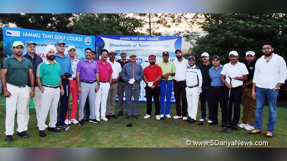 Rajiv Rai Bhatnagar, Rajeev Rai Bhatnagar, Advisor to Lieutenant Governor, Srinagar, Kashmir, Jammu And Kashmir, Jammu & Kashmir, Jammu Tawi Golf Course, JTGC, Diwali Cup 2022
