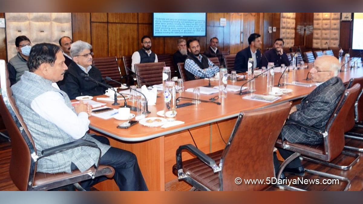 Rajiv Rai Bhatnagar, Rajeev Rai Bhatnagar, Advisor to Lieutenant Governor, Srinagar, Kashmir, Jammu And Kashmir, Jammu & Kashmir, Jammu and Kashmir Horticulture Planning and Marketing Corporation, JKHPMC
