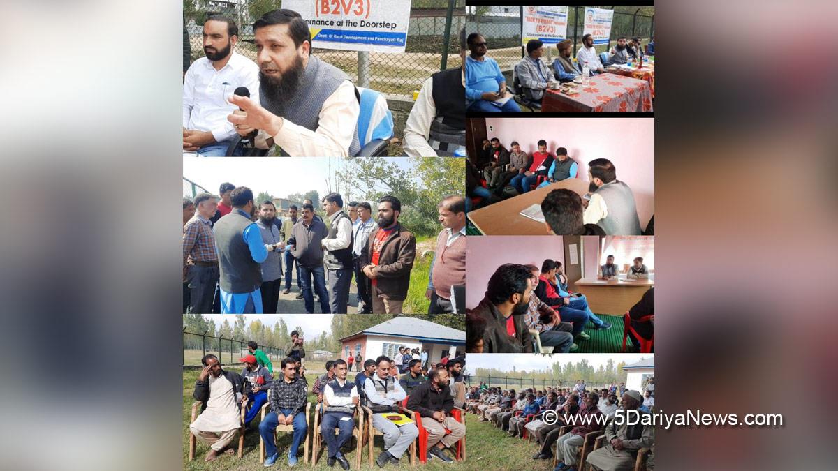 Bandipora, Imam Din, Director Rural Development Department, Jammu And Kashmir, Jammu & Kashmir