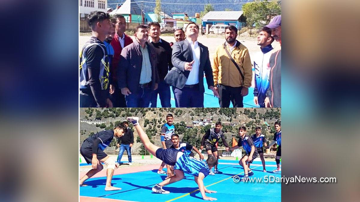 Kishtwar, Inter District Provincial Level Kabaddi Tournament, Director Youth Services & Sports, Subash Chander Chhibber, Jammu And Kashmir, Jammu & Kashmir