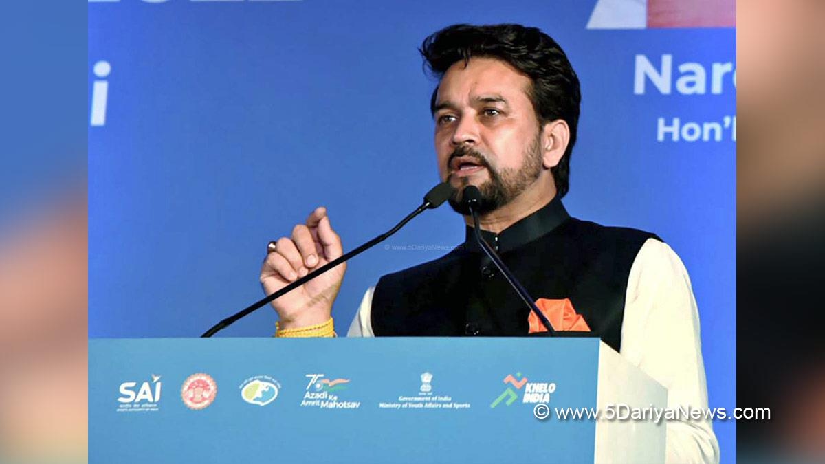 Anurag Thakur, Anurag Singh Thakur, BJP, Bharatiya Janata Party, Union of Minister of Youth Affairs and Sports, Minister of Information and Broadcasting, Khelo India Youth Games