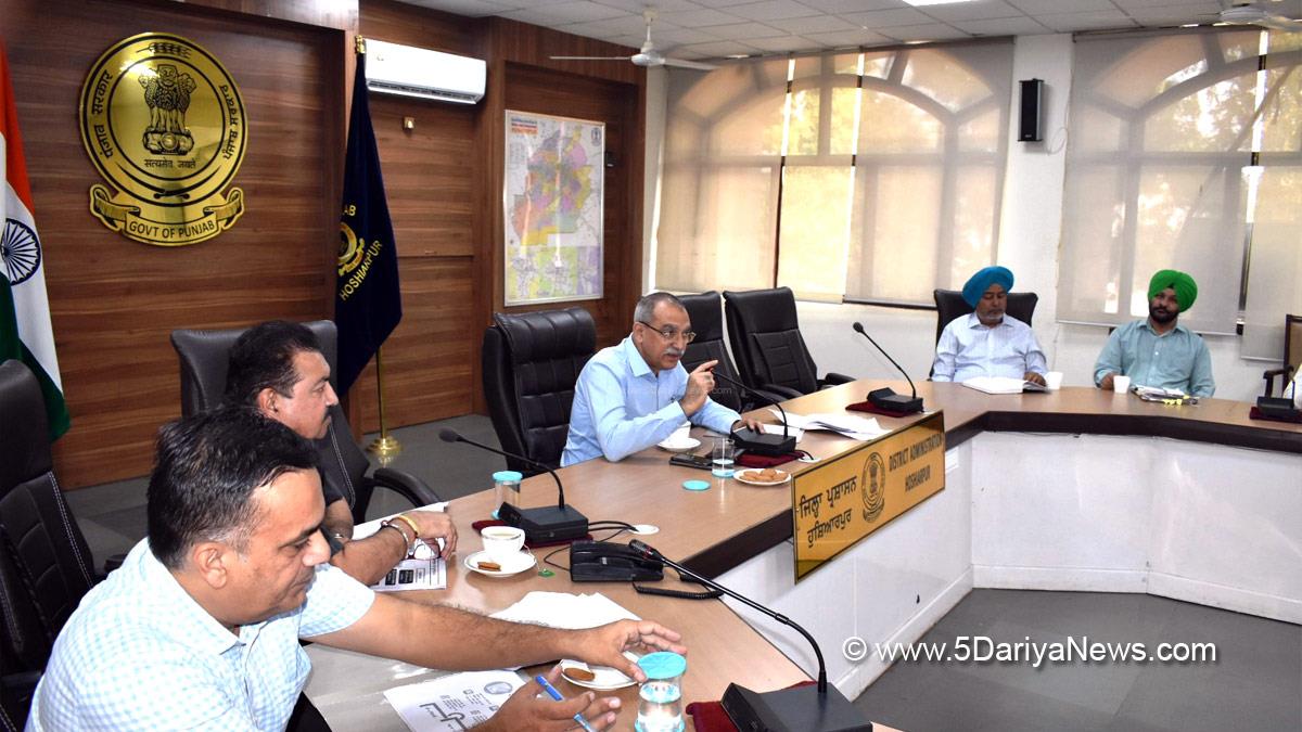 DC Hoshiarpur, Deputy Commissioner Hoshiarpur, Sandeep Hans, Hoshiarpur