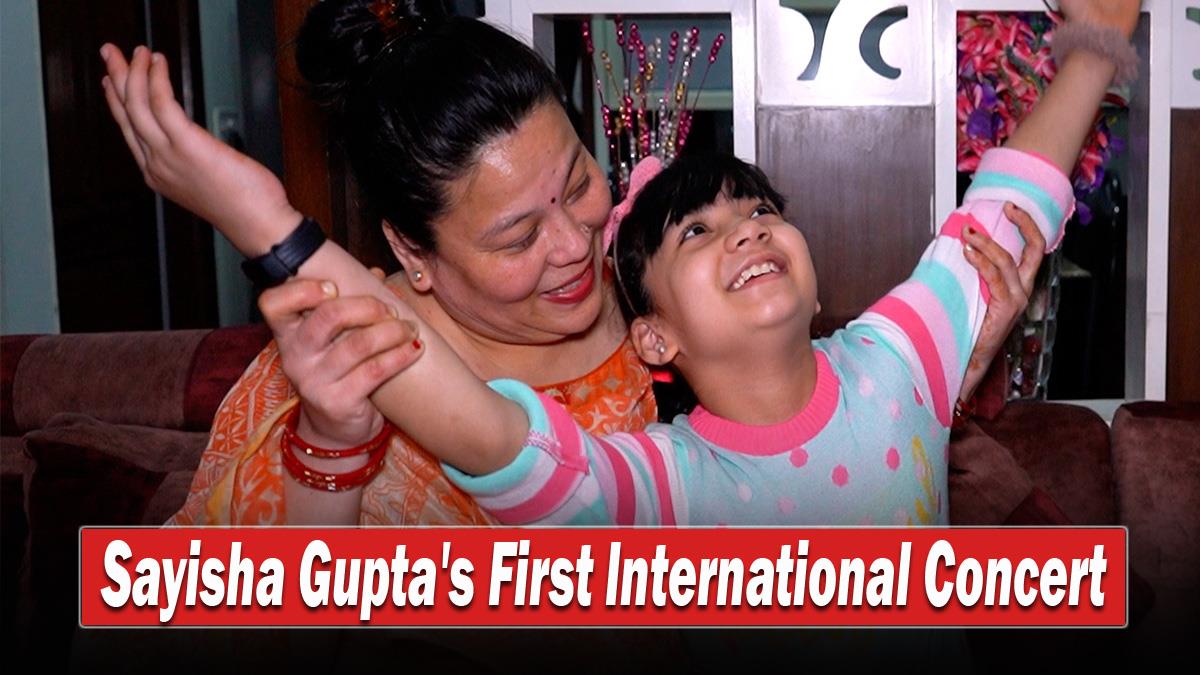 Wonder Girl Sayisha Gupta Flying Sky High For Her First International Concert