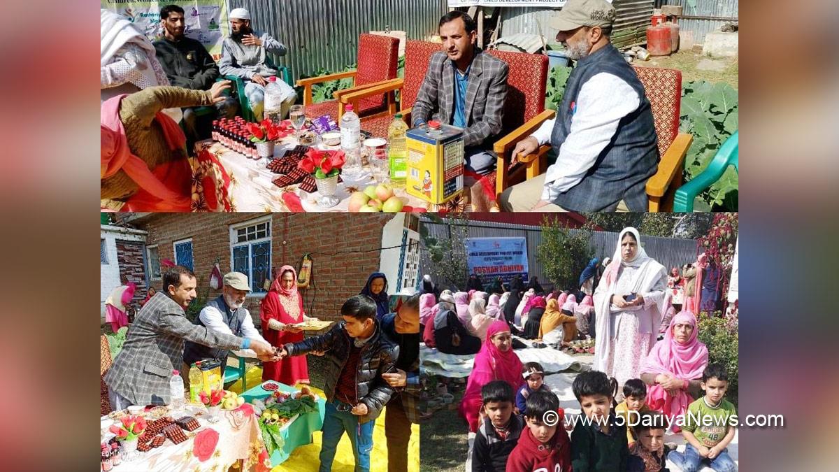 Bandipora, Mohammad Ashraf Hakak, District Programme Officer, DPO, Poshan Project Hajin, Jammu And Kashmir, Jammu & Kashmir