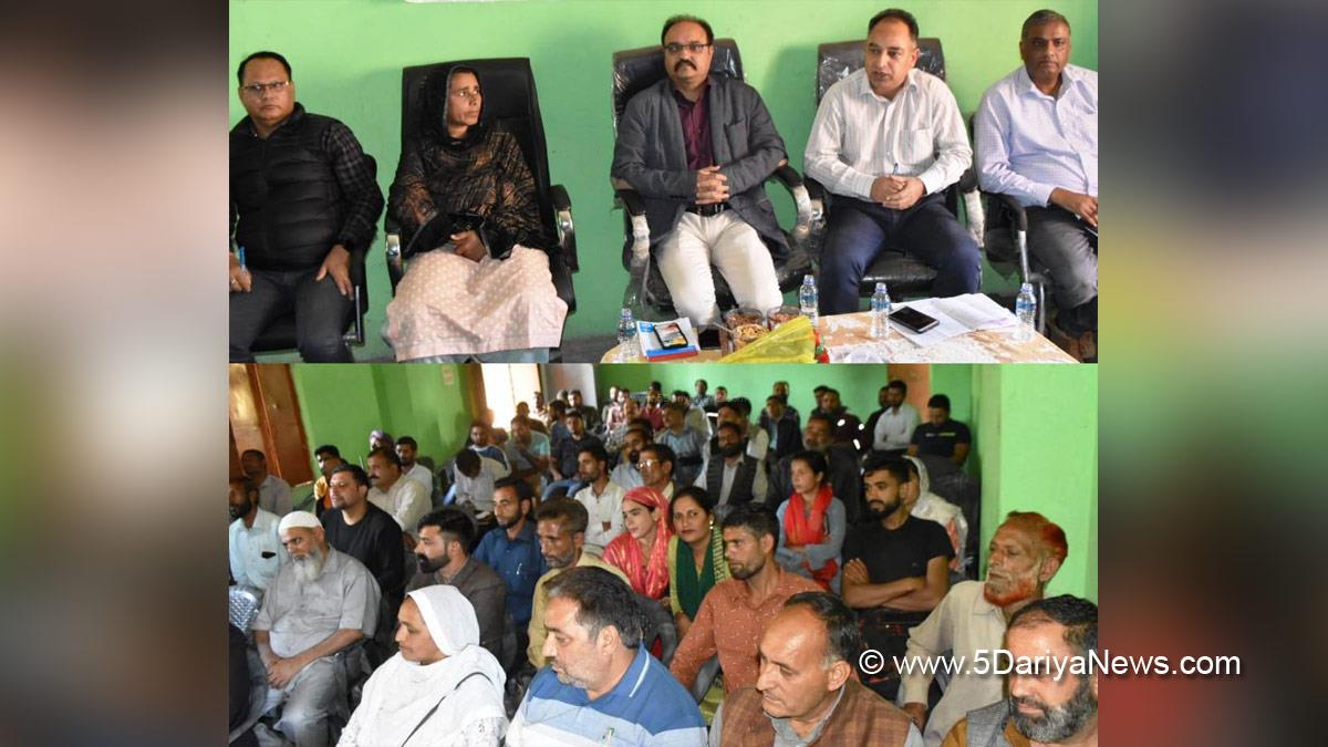 Rajouri, Suneel Pandita, Joint Director Planning Development and Monitoring Department, Aspirational Block Development Programme, ABDP, Jammu And Kashmir, Jammu & Kashmir