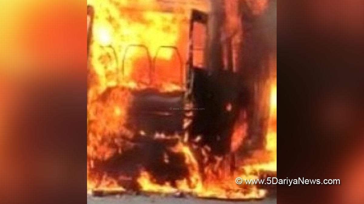 Hadsa, Hadsa India, Khargone, Madhya Pradesh, Accident, Khargone Patrol Tanker Fire, Oil Tanker Fire 