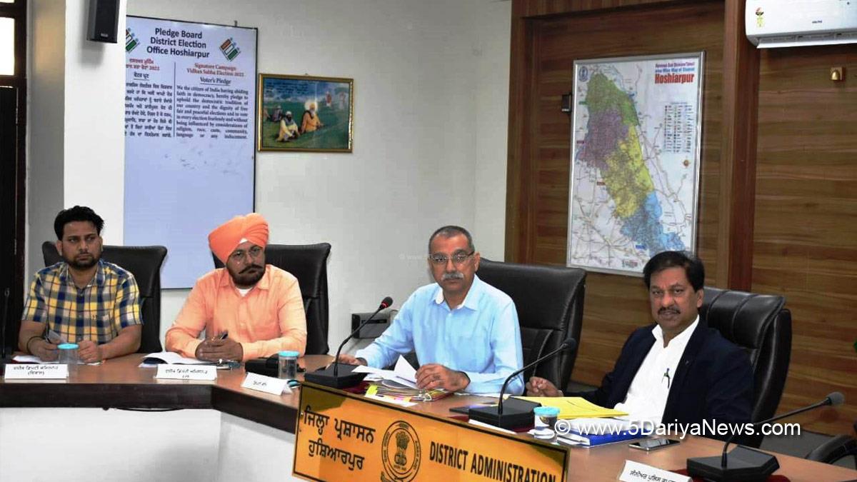 DC Hoshiarpur, Deputy Commissioner Hoshiarpur, Sandeep Hans, Hoshiarpur