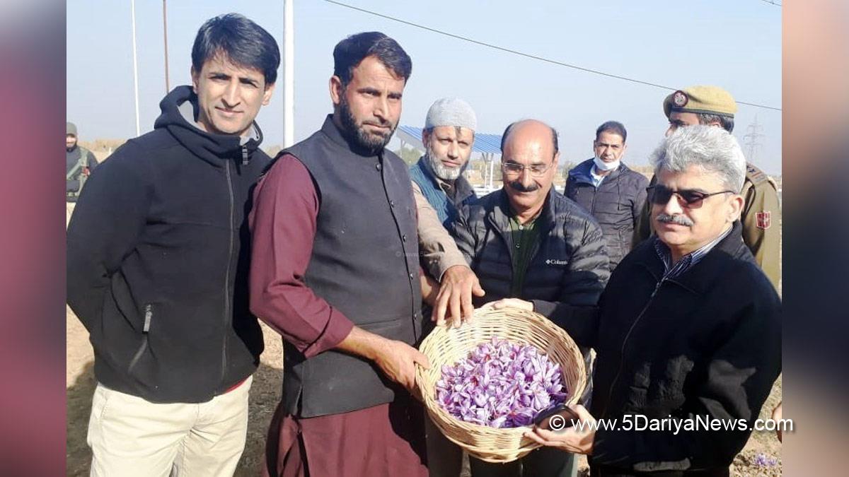 Atal Dulloo, Agriculture Production Department, Jammu, Kashmir, Jammu And Kashmir, Jammu & Kashmir, Chowdhary Mohammad Iqbal, India International Kashmir Saffron Trade Centre, IIKSTC
