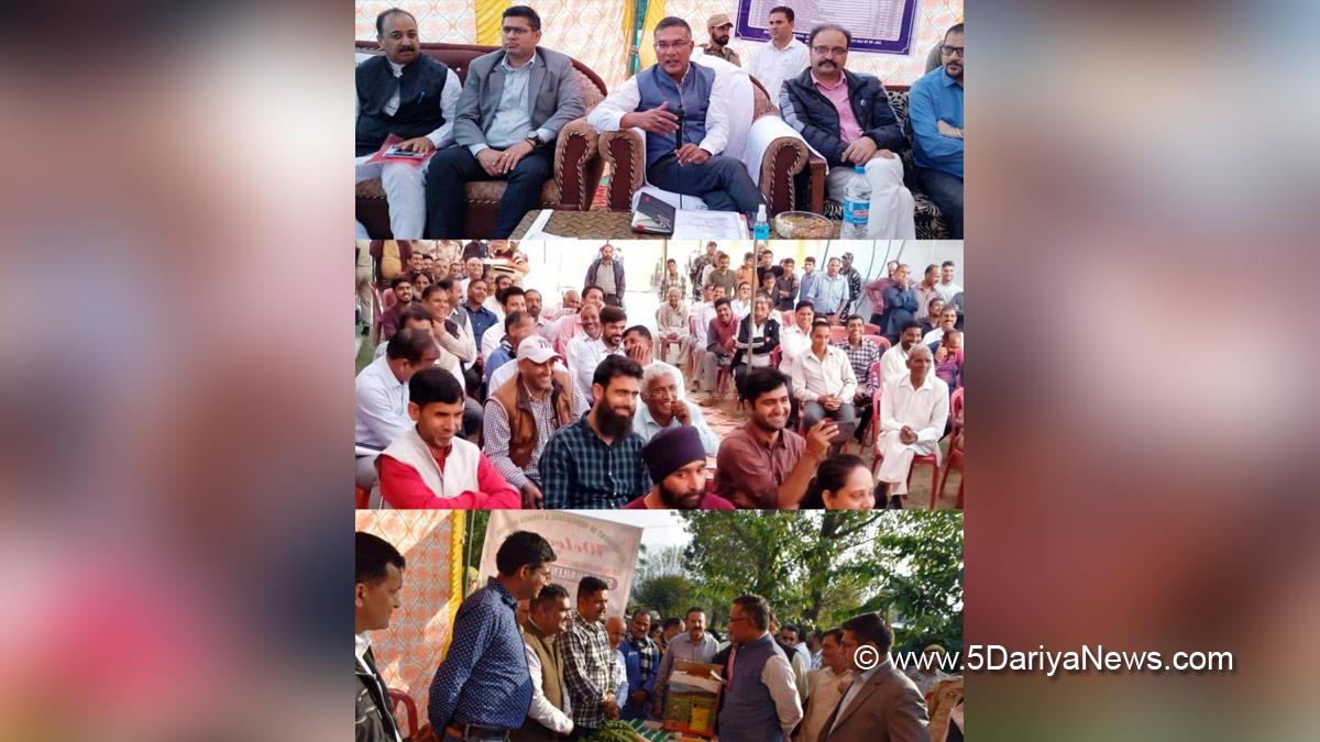 Rajouri, Shailendra Kumar, Principal Secretary, PWD, Back to Village, Back to Village 4, B2V4 programme, B2V4, B2V Phase-IV, Back to Village Phase 4th, Back to Village Phase 4th programme, Jammu And Kashmir, Jammu & Kashmir