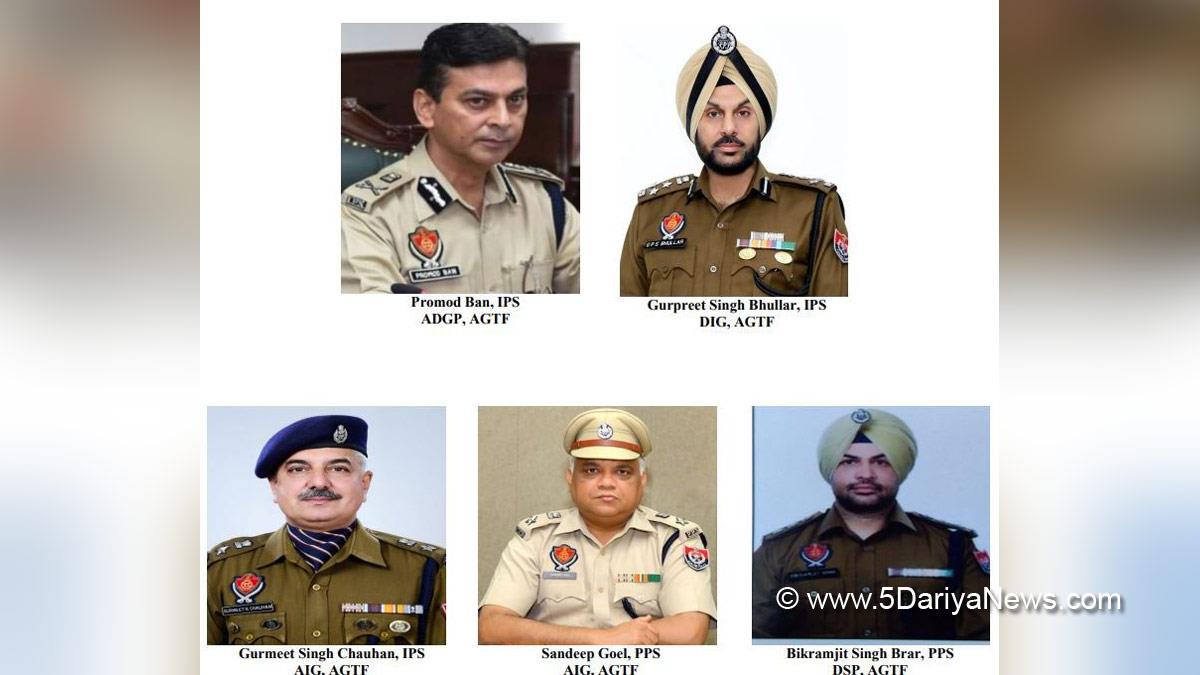 Anti Gangster Task Force, AGTF, Punjab Police, Police