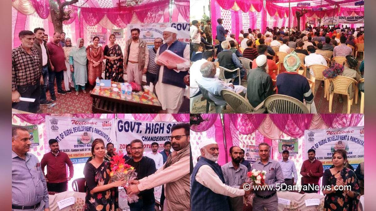 Ramban, Back to Village, Back to Village 4, B2V4 programme, B2V4, B2V Phase-IV, Back to Village Phase 4th, Back to Village Phase 4th programme, Jammu, Kashmir, Jammu And Kashmir, Jammu & Kashmir, Yasha Mudgal, Secretary Cooperative