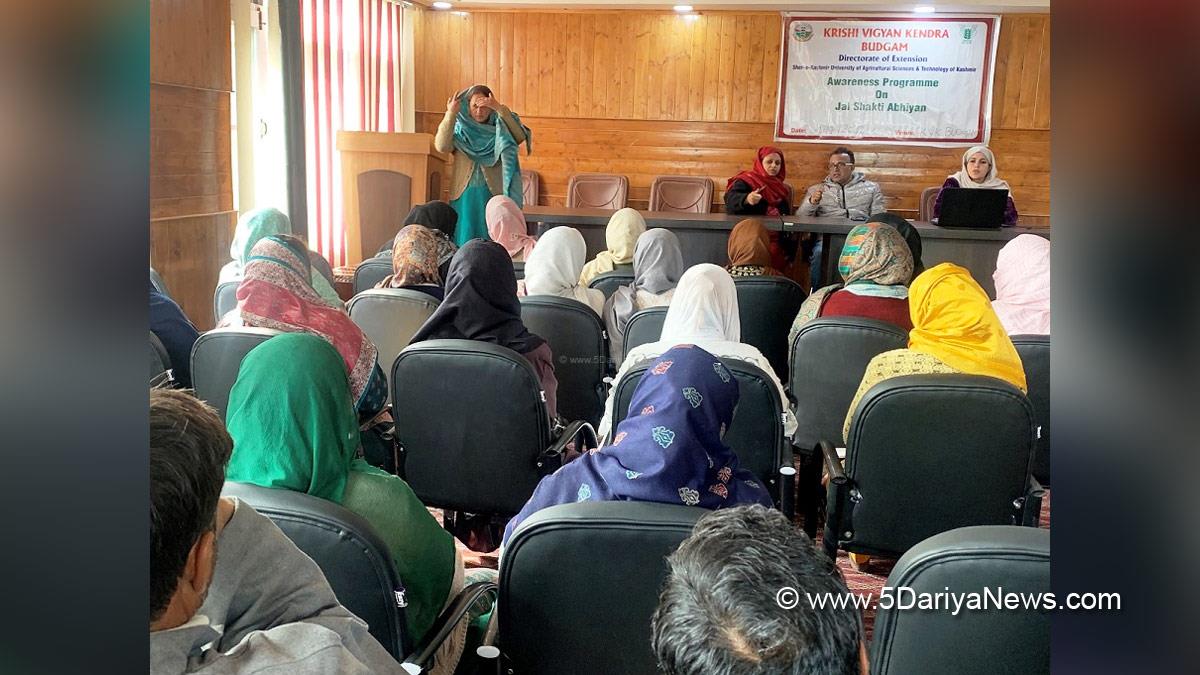 Budgam, Krishi Vigyan Kendra, KVK, Jal Shakti Abhiyan, JSA, Jammu And Kashmir, Jammu & Kashmir