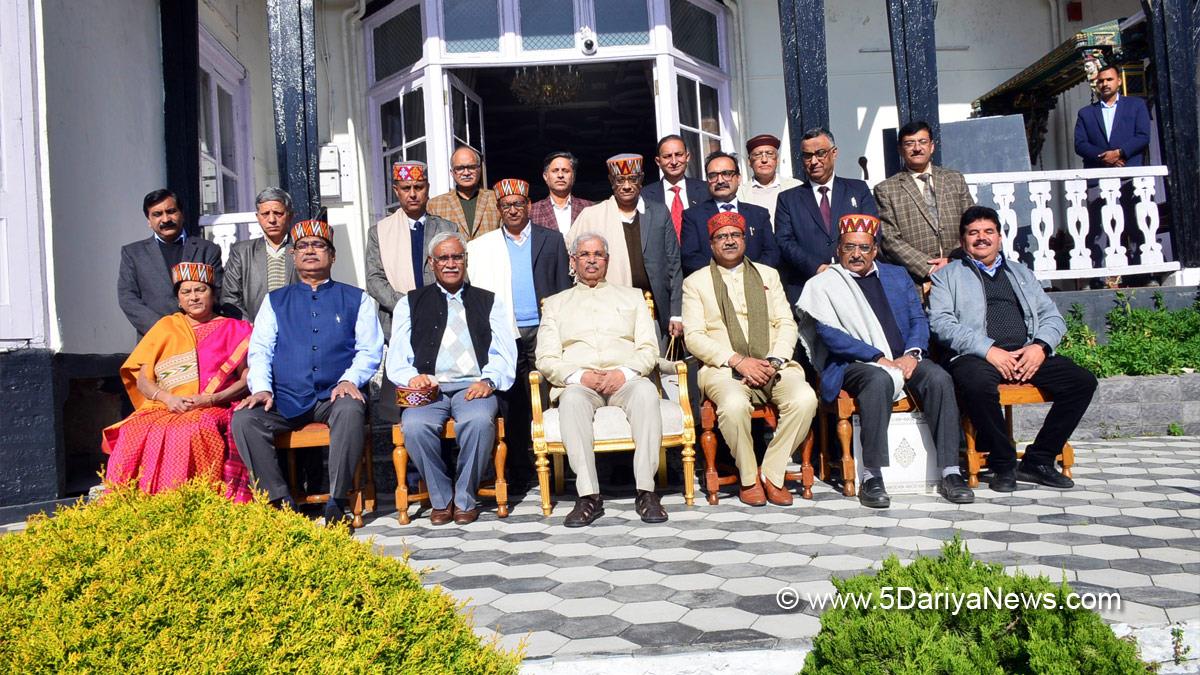 Rajendra Vishwanath Arlekar, Himachal Pradesh, Himachal, Bharatiya Janata Party, BJP, BJP Himachal, Shimla, Raj Bhawan, National Assessment and Accreditation Council, NAAC