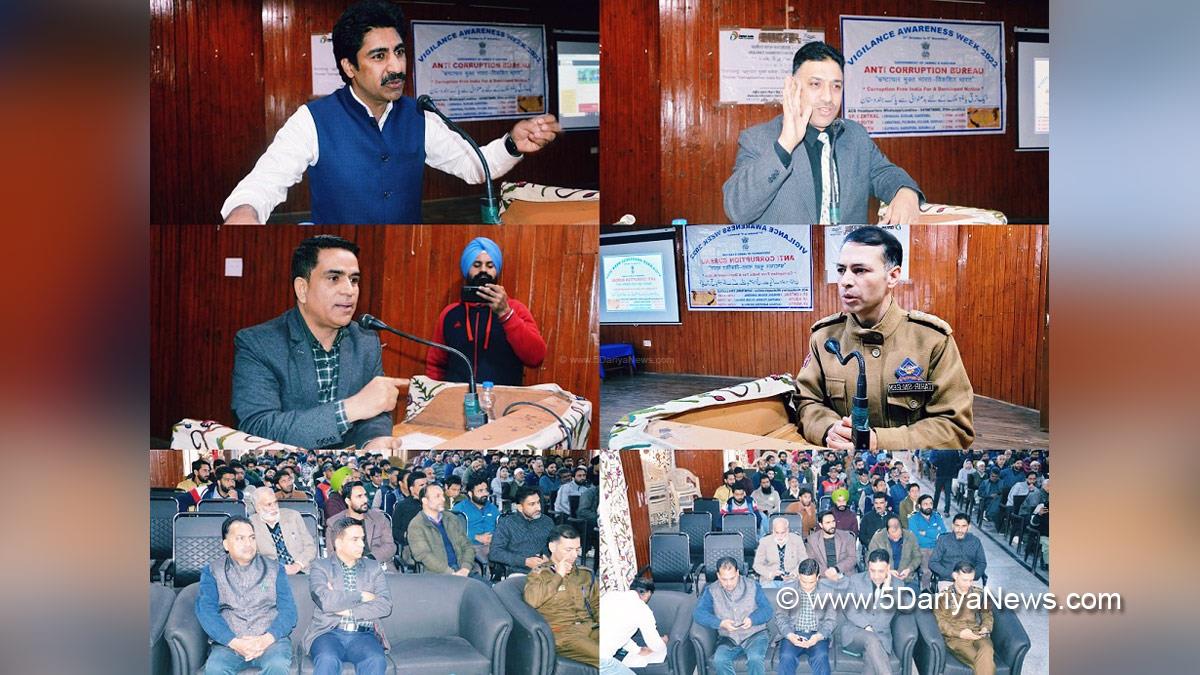 Budgam, Deputy Commissioner Budgam, DC Budgam, S F Hamid, Kashmir, Jammu And Kashmir, Jammu & Kashmir, District Administration Budgam, Vigilance Awareness Week