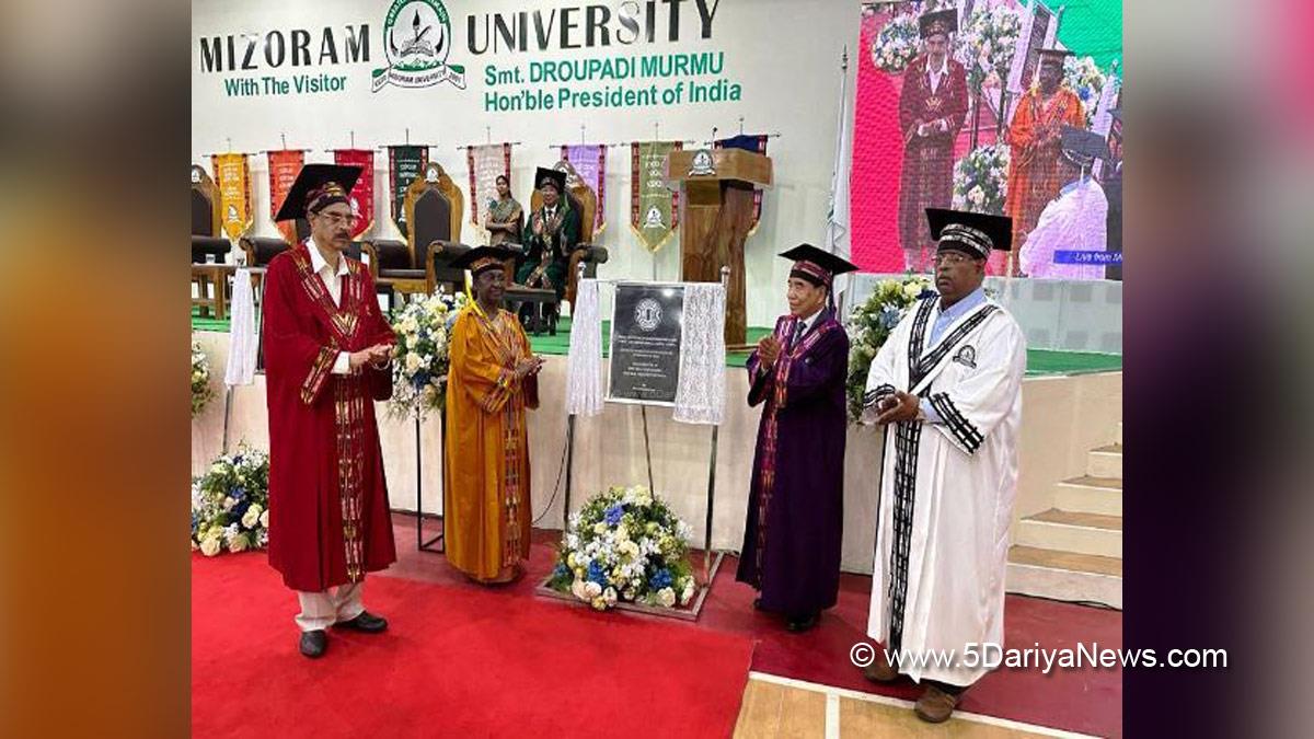 Droupadi Murmu, President of India, President, Indian President, Rashtrapati, Aizawl, Mizoram,  Indian Institute of Mass Communication, IIMC