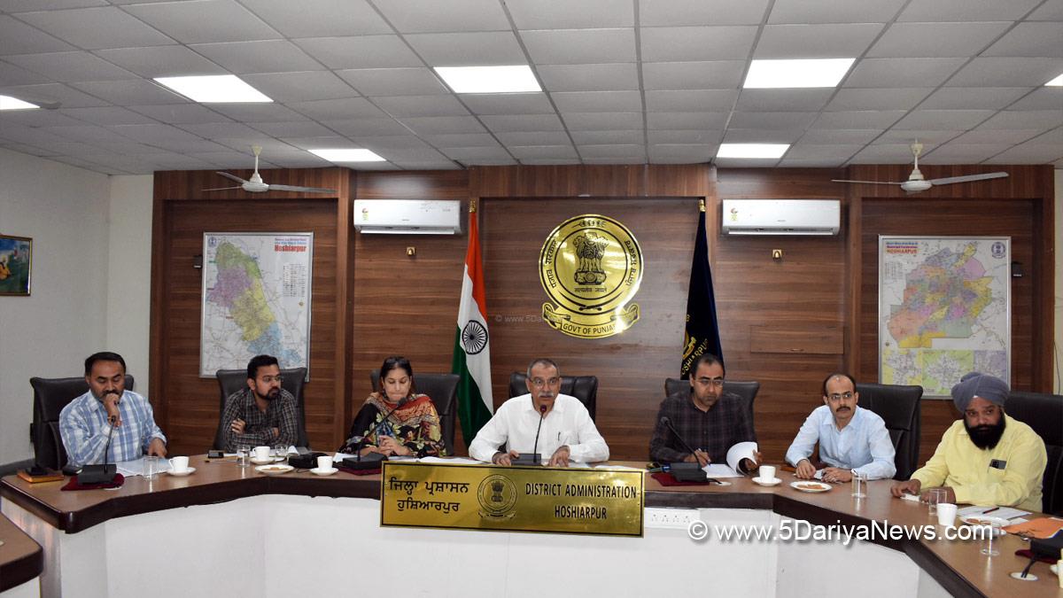 DC Hoshiarpur, Deputy Commissioner Hoshiarpur, Sandeep Hans, Hoshiarpur