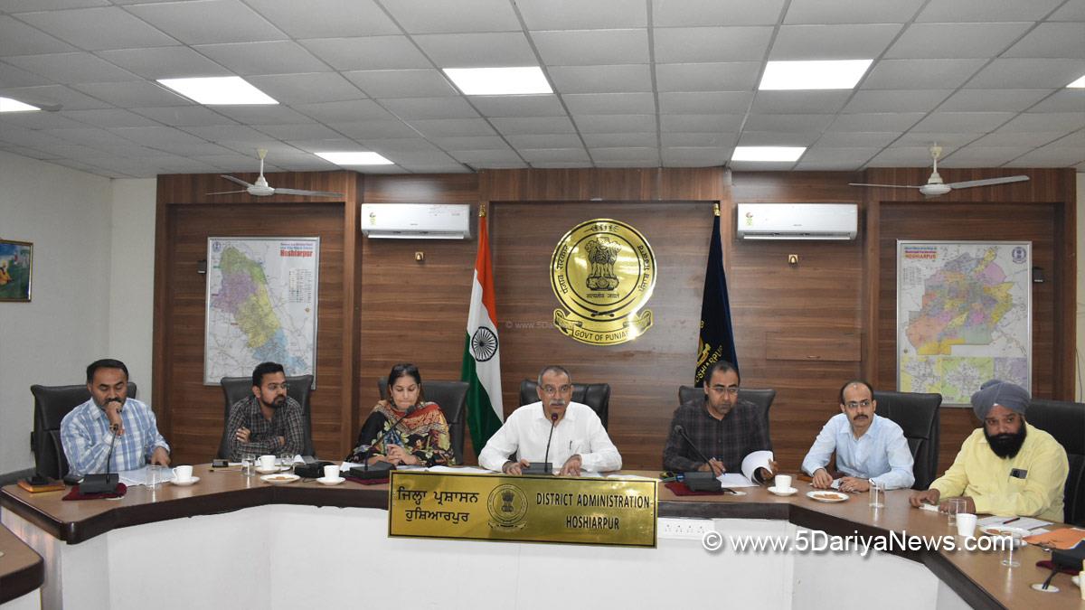 DC Hoshiarpur, Deputy Commissioner Hoshiarpur, Sandeep Hans, Hoshiarpur