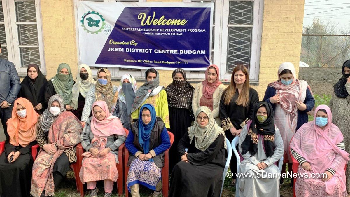Budgam, Tejaswini Scheme, Entrepreneurship Development Program, EDP, Jammu and Kashmir Entrepreneurship Development Institute, JKEDI, Jammu And Kashmir, Jammu & Kashmir