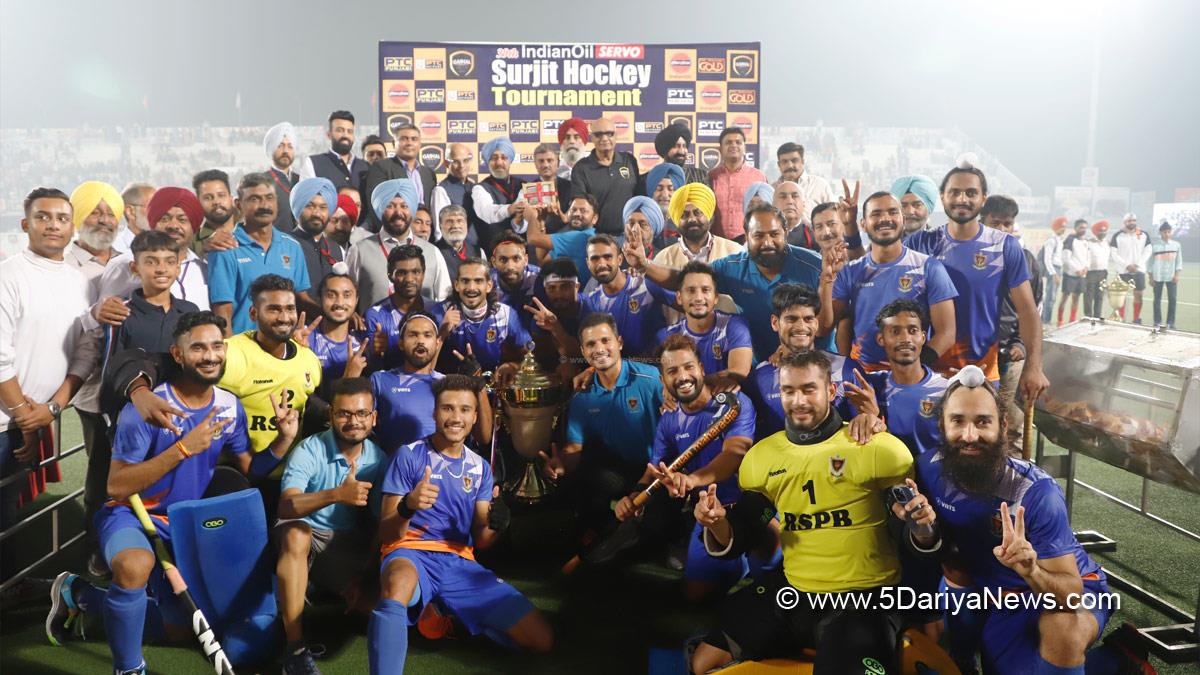 Sports News, 39th Indian Oil Servo Surjit Hockey Tournament, Hockey, Olympian Surjit Hockey Stadium, Indian Railways, Indian Oil Mumbai