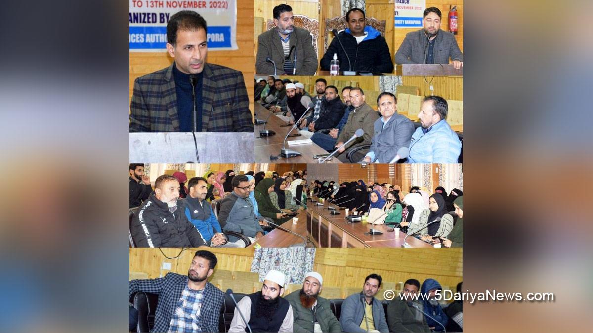 Bandipora, Waseem Raja, Additional Deputy Commissioner, ADC, District Legal Services Authority, DLSA, Empowerment of Citizens, Jammu And Kashmir, Jammu & Kashmir