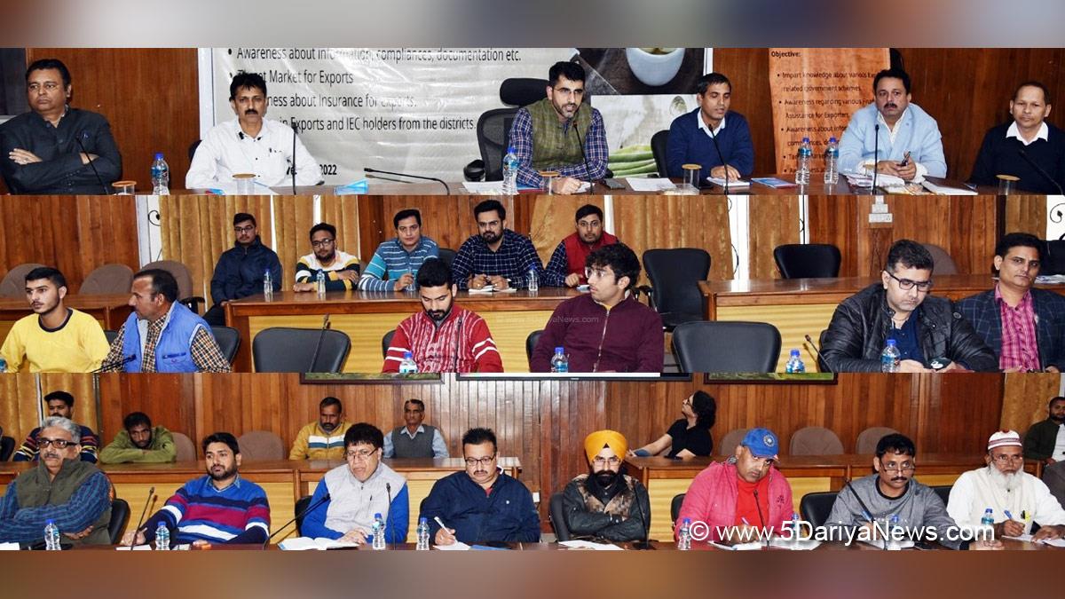 Jammu and Kashmir Trade Promotion Organization, JKTPO, APEDA, DGFT, FIEO, Jammu, Kashmir, Jammu And Kashmir, Jammu & Kashmir