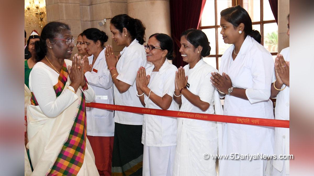 Droupadi Murmu, President Of India, Bhartiya Janta Party, BJP, Droupadi Murmu News, National Florence Nightingale Award 