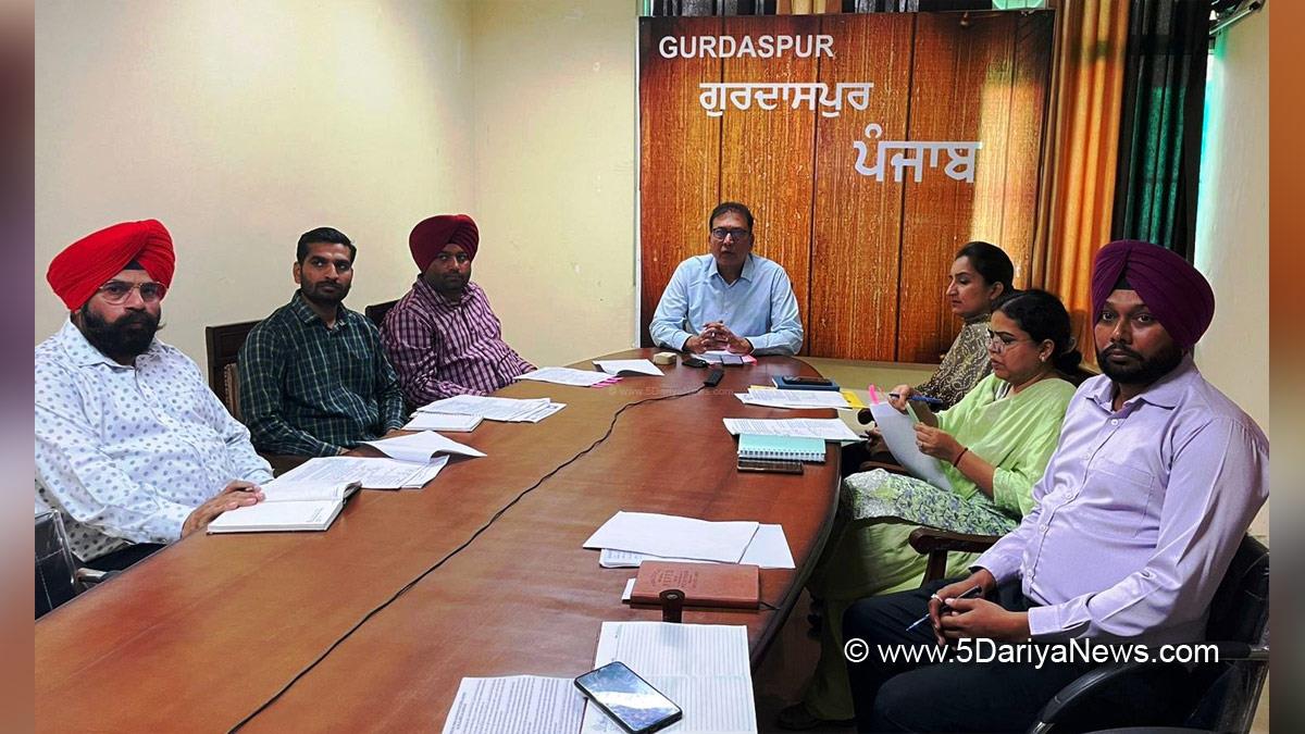 DC Gurdaspur, Mohammad Ishfaq, Gurdaspur, Deputy Commissioner Gurdaspur