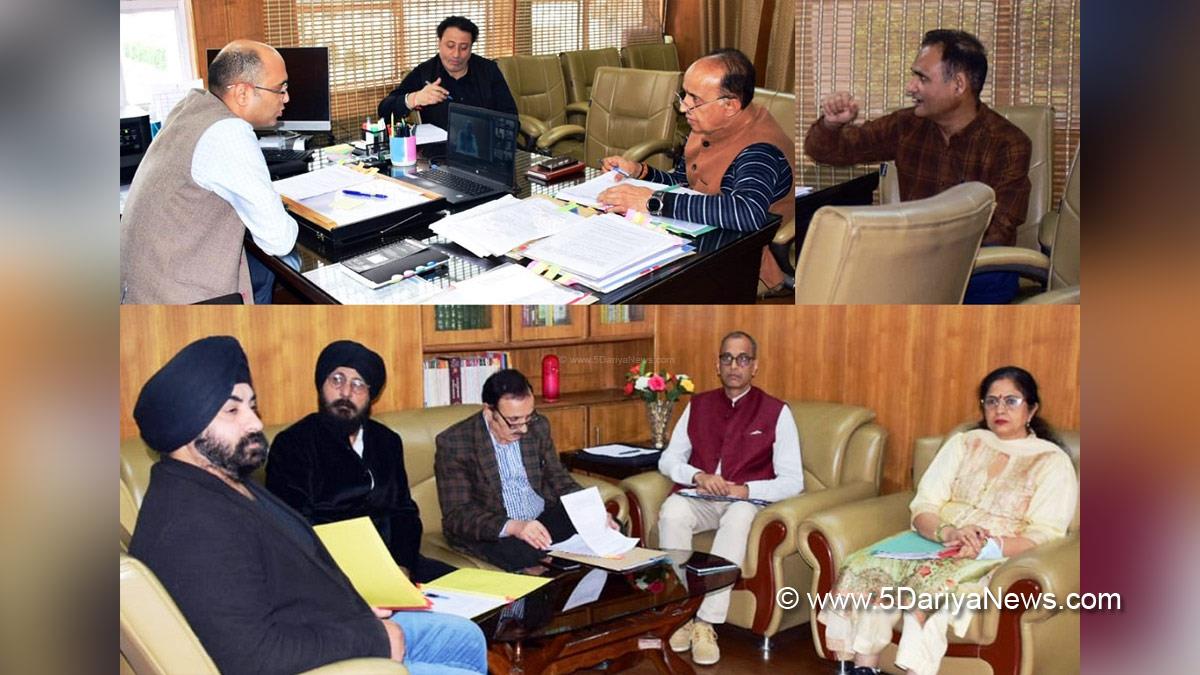 Jaammu, Bhupinder Kumar, Secretary Health and Medical Education, Jammu And Kashmir, Jammu & Kashmir