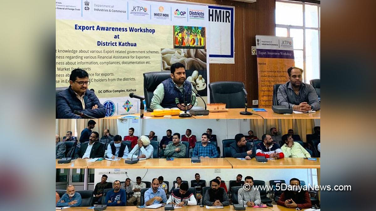Jammu and Kashmir Trade Promotion Organization, JKTPO, Agricultural and Processed Food Products Export Development Authority, APEDA, Directorate General of Foreign Trade, DGFT, Jammu And Kashmir, Jammu & Kashmir