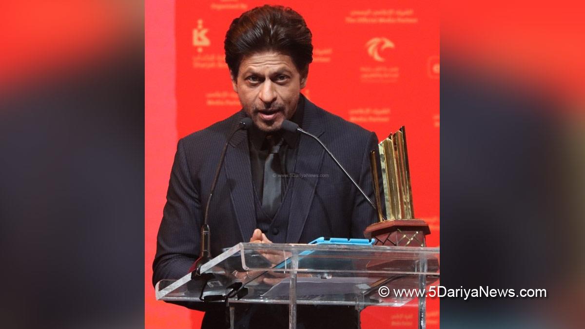 Shah Rukh Khan, Shahrukh khan, Bollywood, Entertainment, Sharjah, Actor, Cinema, Hindi Films, Movie, Sharjah International Book Fair, SIBF, Sharjah International Book Fair 2022, SIBF 2022, Global Icon Of Cinema and Cultural Narrative Award