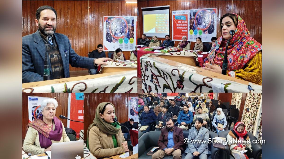 Budgam, Mushtaq Ahmad, Chief Education Officer, CEO, District level Consultation on Peace Education, School Education Department Budgam, Jammu And Kashmir, Jammu & Kashmir