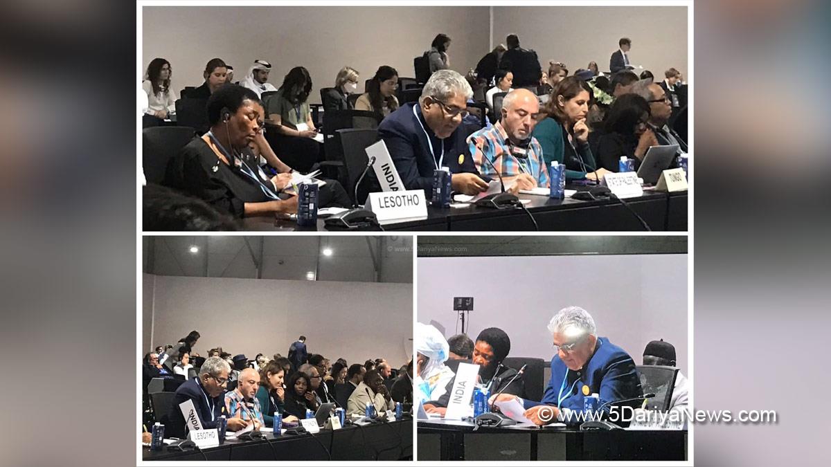 Bhupender Yadav, BJP, Bharatiya Janata Party, Union Minister for Environment Forest and Climate Change, Egypt, COP 27,  Sharm El-Sheikh, UNFCCC