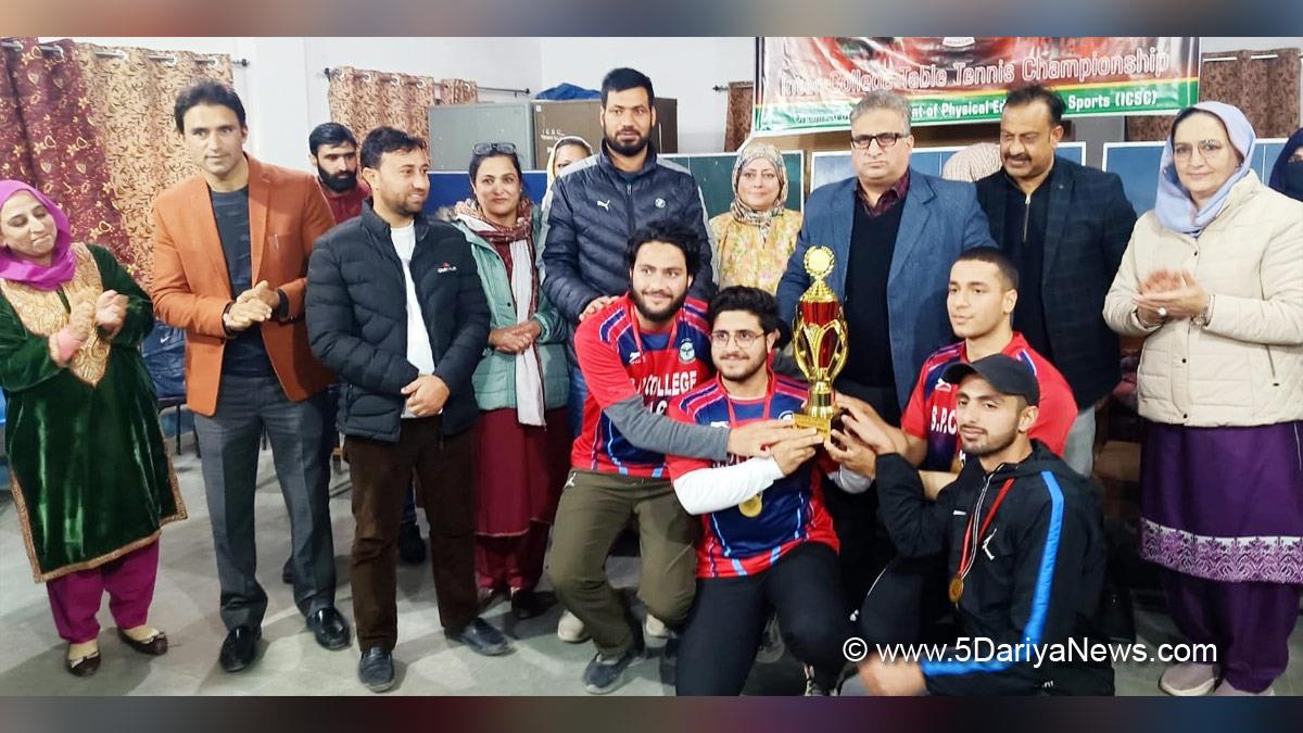 Srinagar, S.P College Srinagar, Inter College TT Men, Jammu And Kashmir, Jammu & Kashmir
