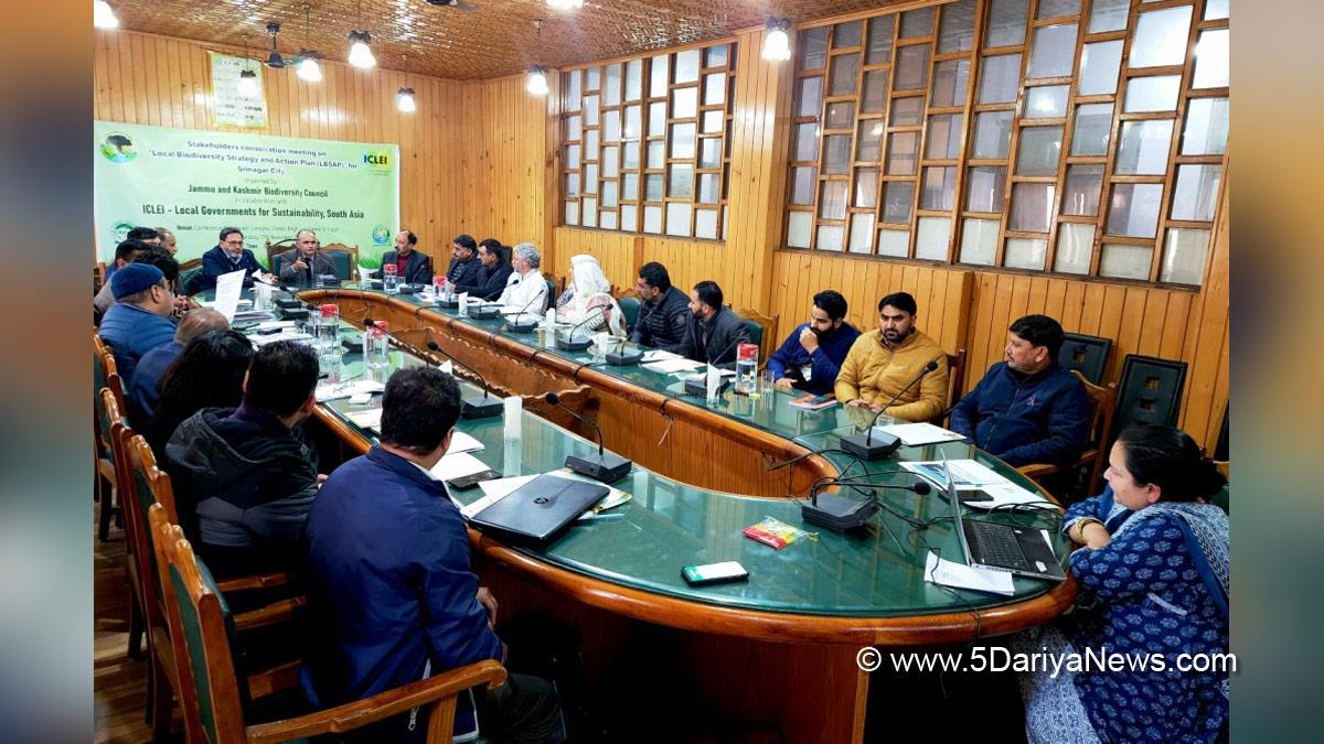 Srinagar, Jammu and Kashmir Biodiversity Council, J&KBC, Local Biodiversity Strategy & Action Plan, LBSAP, Srinagar Smart City, Jammu And Kashmir, Jammu & Kashmir