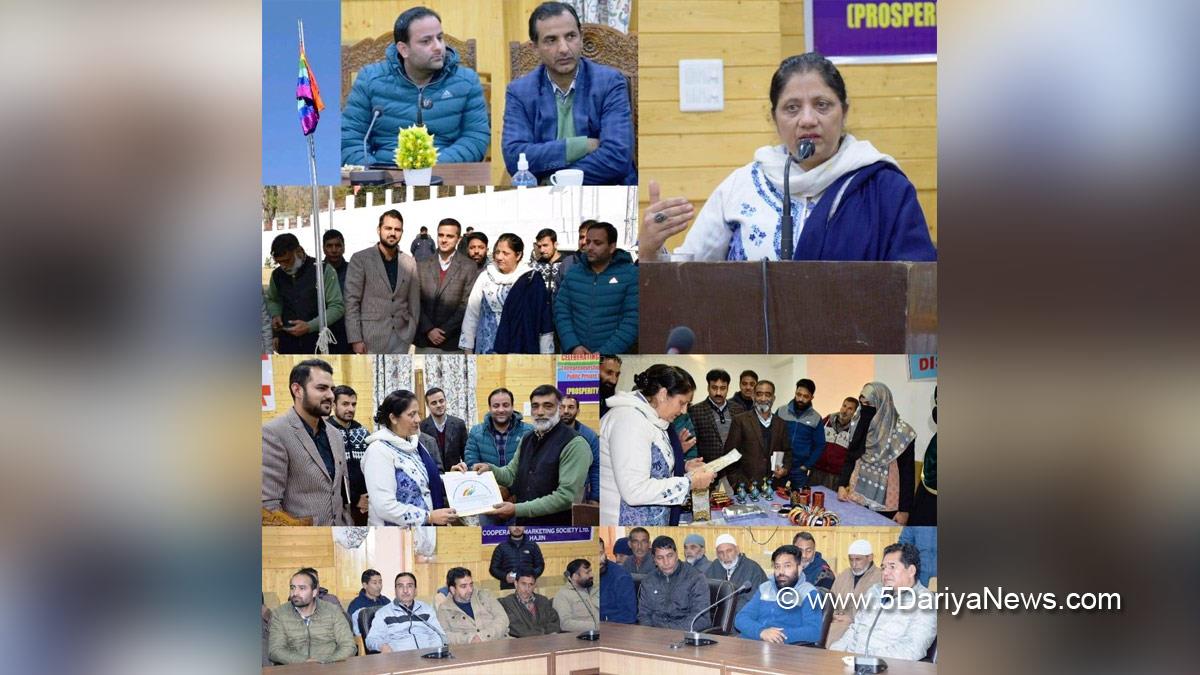 Bandipora, Bilqees Jan, Additional Registrar Cooperative Societies Kashmir, 69th Cooperative Week, Department of Cooperatives Bandipora, Jammu And Kashmir, Jammu & Kashmir