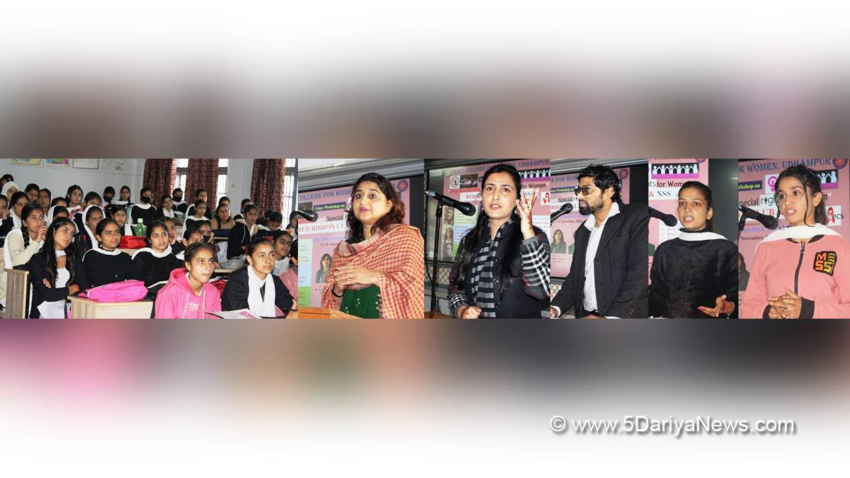 Udhampur, Government College for Women Udhampur, GCW Udhampur, Drug De Addiction and Special Rights For Women, Jammu And Kashmir, Jammu & Kashmir