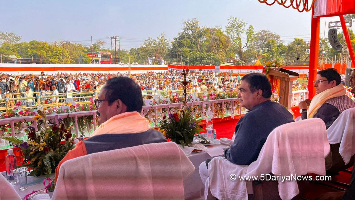 Nitin Gadkari, BJP, Bharatiya Janata Party, Union Minister of Road Transport & Highways, Siliguri, West Bengal