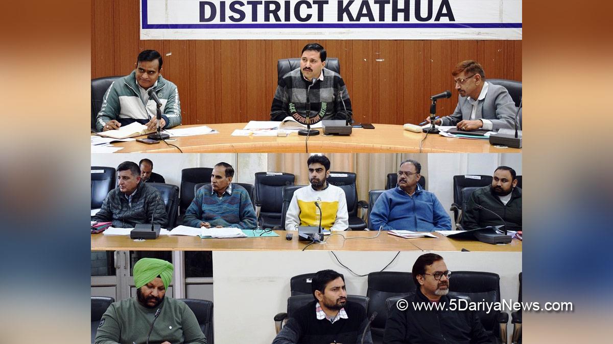 Kathua, DDC Kathua, District Development Commissioner Kathua, Rahul Pandey, Kashmir, Jammu And Kashmir, Jammu & Kashmir, District Administration Kathua, Jal Jeevan Mission