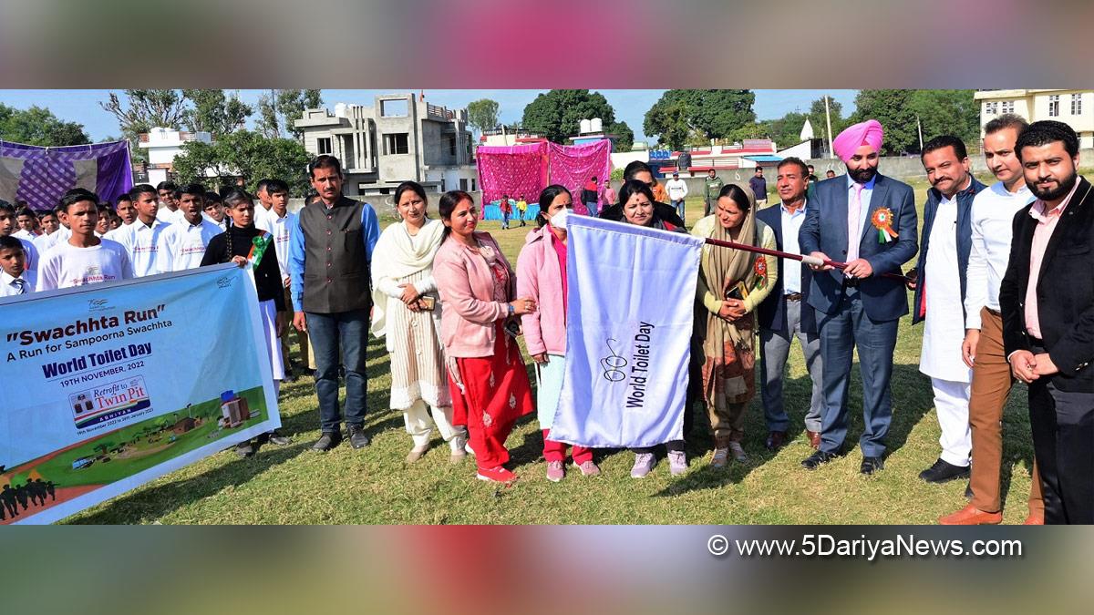 Jammu, Charandeep Singh, Director of Rural Sanitation, World Toilet Day, World Toilet Day 2022, Jammu And Kashmir, Jammu & Kashmir