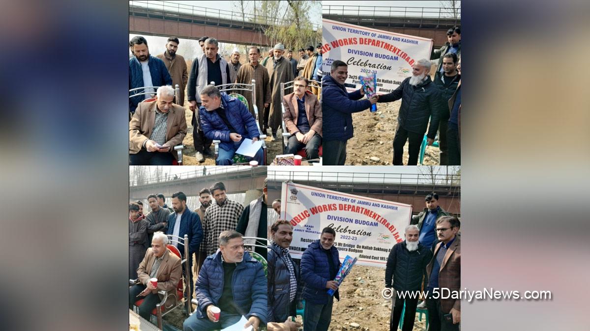 Budgam, Nazir Ahmad Khan, Chairman District Development Council Budgam, Makhama Paripora Bridge, Jammu And Kashmir, Jammu & Kashmir