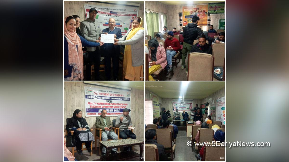  Ganderbal, Prime Minister Formalization of Micro Food Processing, PMFME, Jammu And Kashmir, Jammu & Kashmir, District Administration Ganderbal