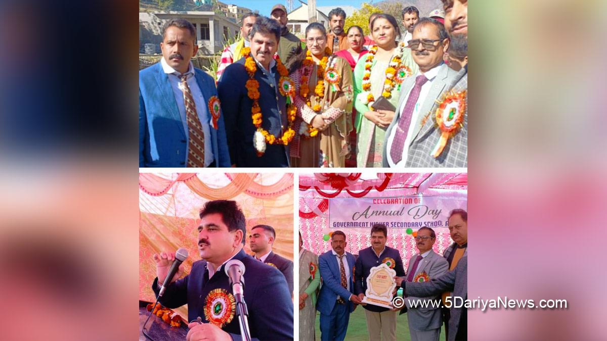 Doda, Dhanantar Singh Kotwal, District Development Council, DDC Chairman, Government Higher Secondary School Assar, Jammu And Kashmir, Jammu & Kashmir