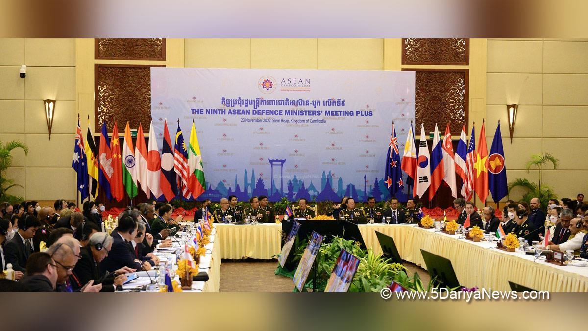 Rajnath Singh, Union Defence Minister, Defence Minister of India, BJP, Bharatiya Janata Party, United Nations Convention on the Law of the Sea, UNCLOS, 9th ASEAN Defence Ministers, Giridhar Aramane, Cambodia