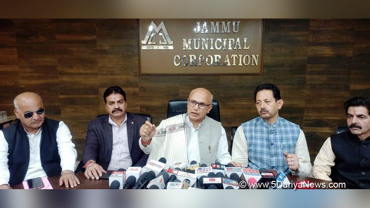 Jammu, Rajinder Sharma, Mayor JMC, Jammu Municipal Corporation, Jammu And Kashmir, Jammu & Kashmir